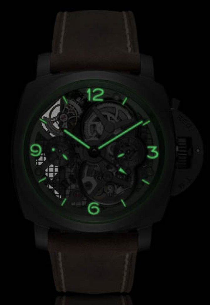 Officine Panerai PAM00528 Special Editions Lo Scienziato - Luminor 1950 Tourbillon GMT Ceramica - фото 5