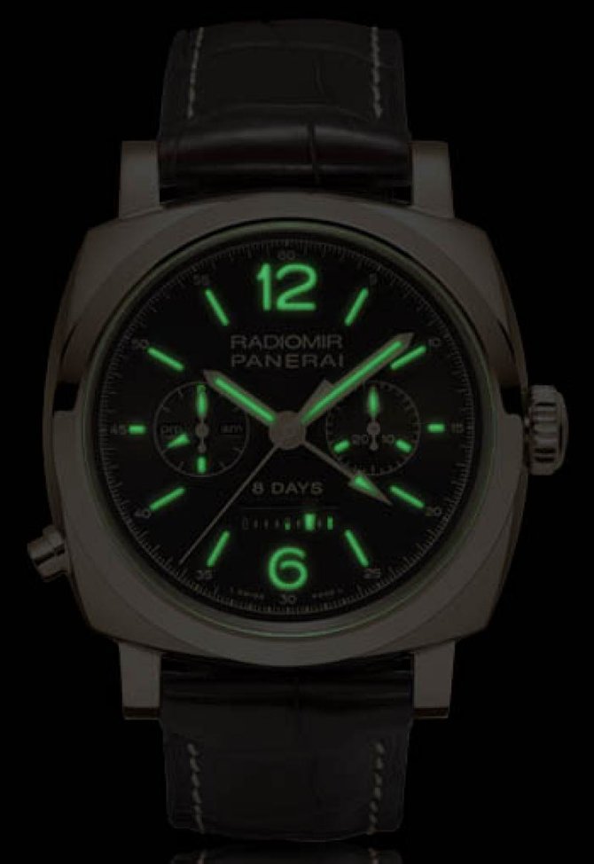 Officine Panerai PAM00502 Special Editions Radiomir 1940 Chrono Monopulsante 8 Days GMT Oro Rosso - фото 2