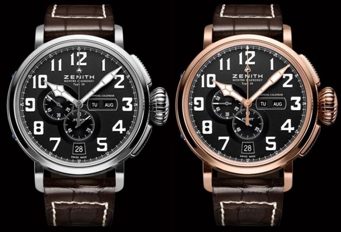 Zenith 03.2430.4054/21.C721 Pilot Montre dAeronef Type 20 Annual Calendar 2013 - фото 3