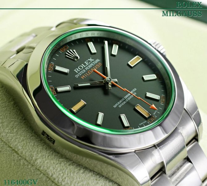 Rolex M116400GV-0001 Milgauss Steel 40mm - фото 8
