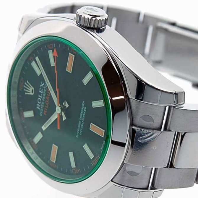 Rolex M116400GV-0001 Milgauss Steel 40mm - фото 9