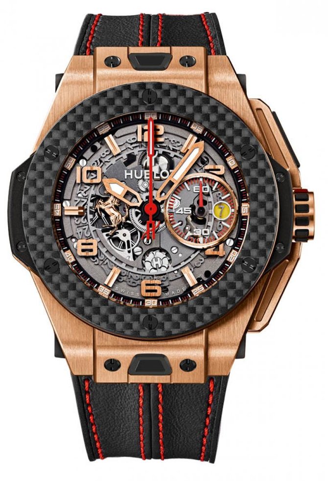 Hublot 401.OQ.0123.VR Big Bang Unico Ferrari King Gold Carbon - фото 1