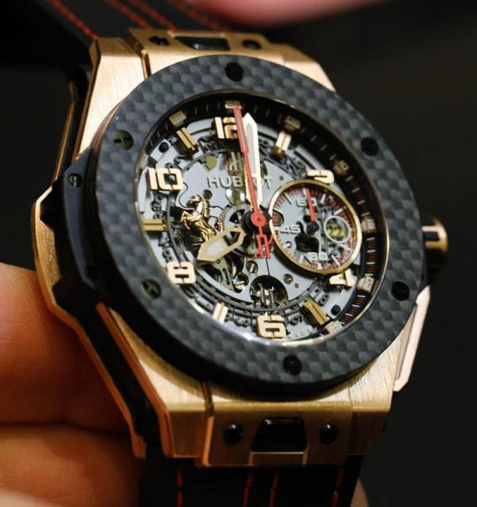 Hublot 401.OQ.0123.VR Big Bang Unico Ferrari King Gold Carbon - фото 3