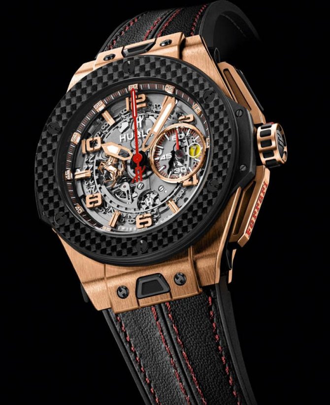 Hublot 401.OQ.0123.VR Big Bang Unico Ferrari King Gold Carbon - фото 2