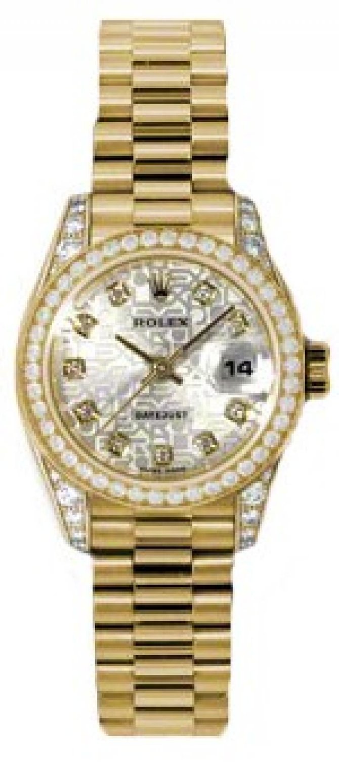 Rolex 179158 sjdp Datejust Ladies 26mm Yellow Gold - фото 1