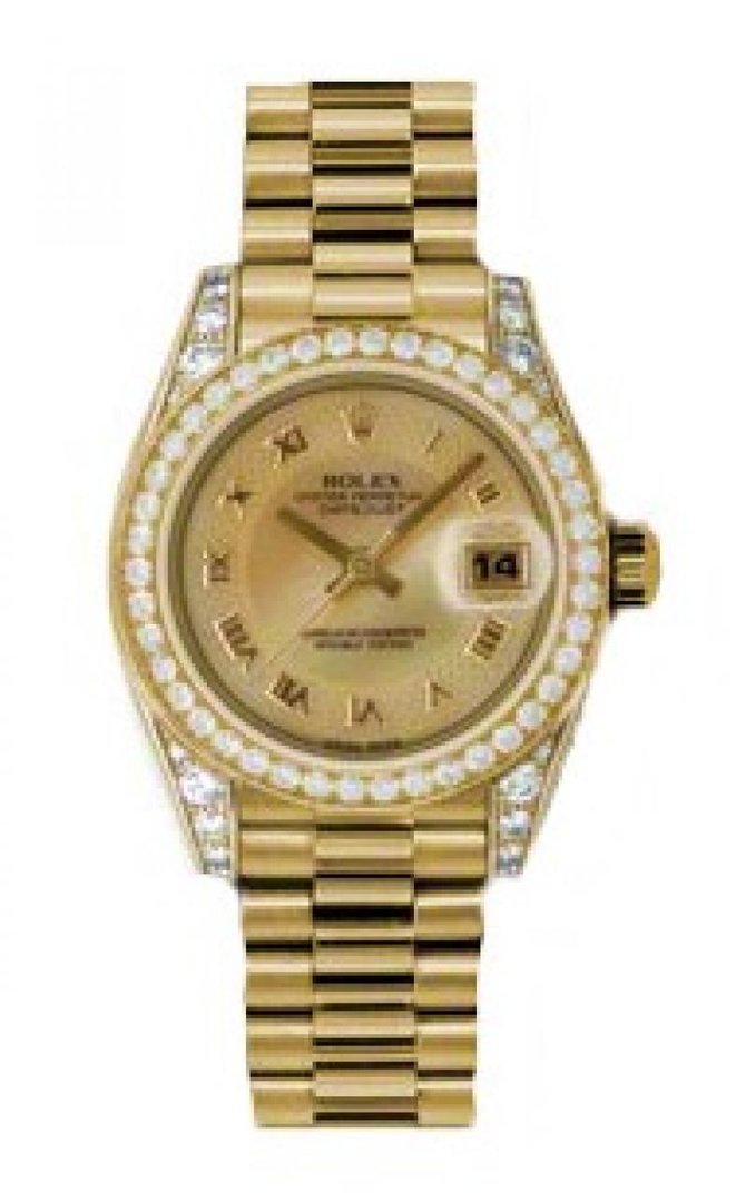 Rolex 179158 chmdrp Datejust Ladies 26mm Yellow Gold - фото 1