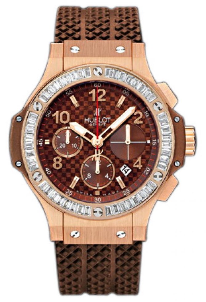 Hublot 341.PC.1007.RX.194 Big Bang 41mm Red Gold Cappuccino Diamonds - фото 1