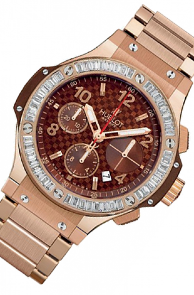 Hublot 341.PC.3380.PC.1904 Big Bang 41mm Red Gold Cappuccino Diamonds - фото 3