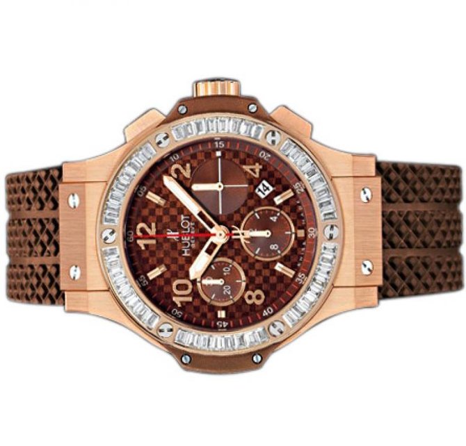 Hublot 341.PC.3380.RC.0904 Big Bang 41mm Red Gold Cappuccino Diamonds - фото 3
