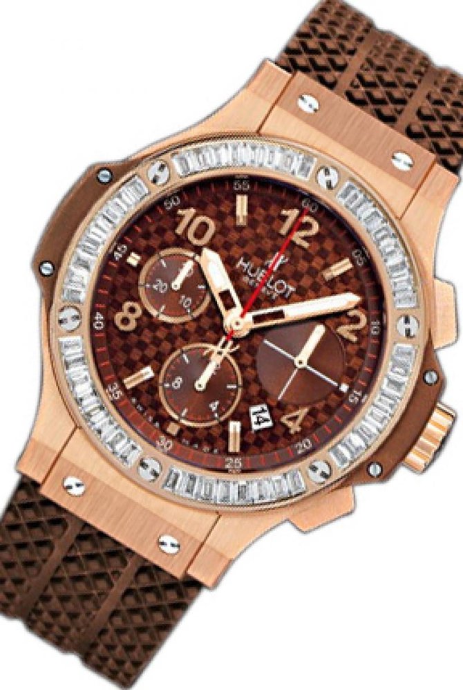 Hublot 341.PC.3380.RC.0904 Big Bang 41mm Red Gold Cappuccino Diamonds - фото 2