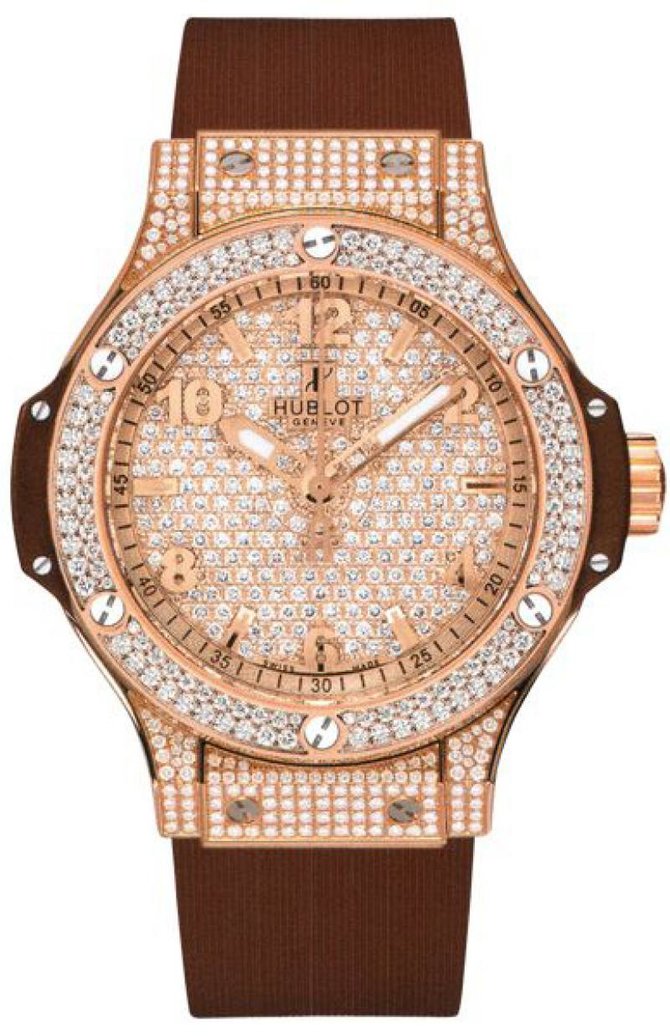 Hublot 341.PC.9114.RX.094 Big Bang 41mm Red Gold Cappuccino Diamonds - фото 1