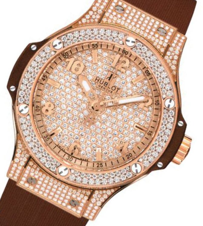Hublot 341.PC.9114.RX.094 Big Bang 41mm Red Gold Cappuccino Diamonds - фото 3