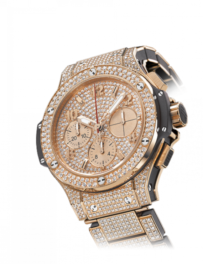 Hublot 341.PX.9010.PX.3704 Big Bang 41mm Red Gold Diamonds - фото 2