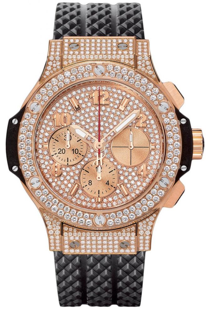 Hublot 341.PX.9010.RX.1704 Big Bang 41mm Red Gold Diamonds - фото 1