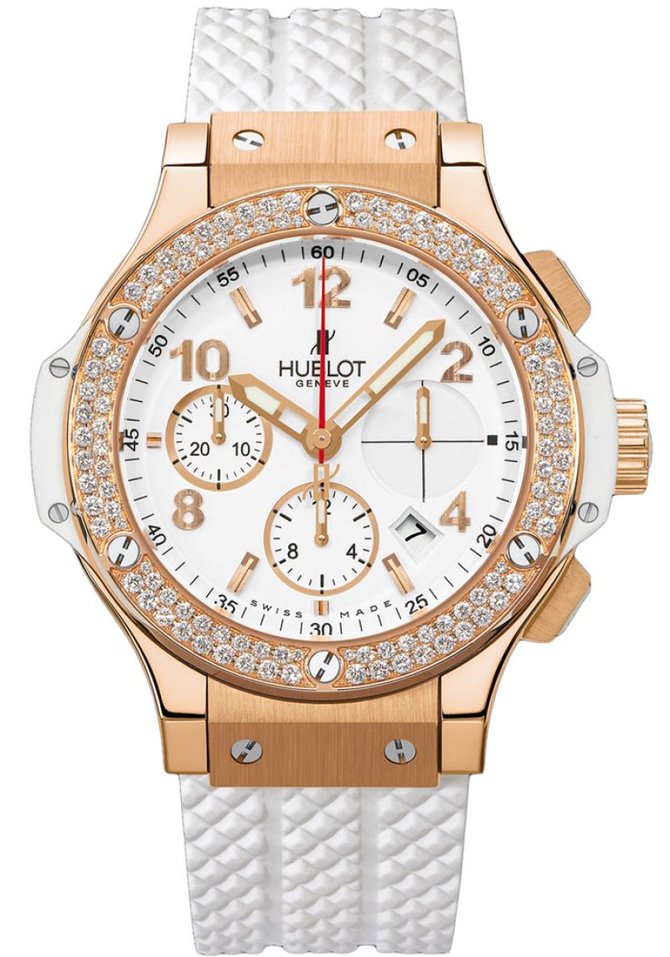 Hublot 341.PE.2010.RW.1104 Big Bang 41mm Red Gold White - фото 1