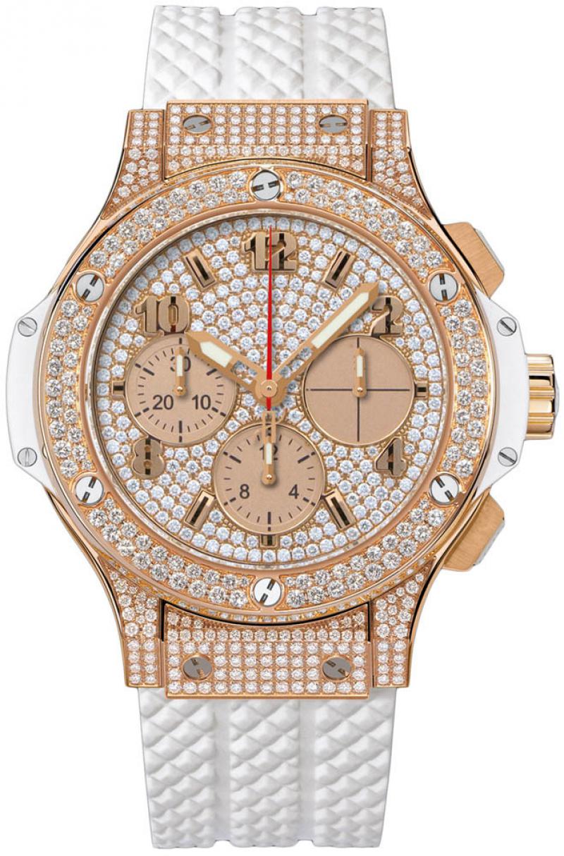 341.PE.9010.RW.1704 Hublot Red Gold White Big Bang 41mm