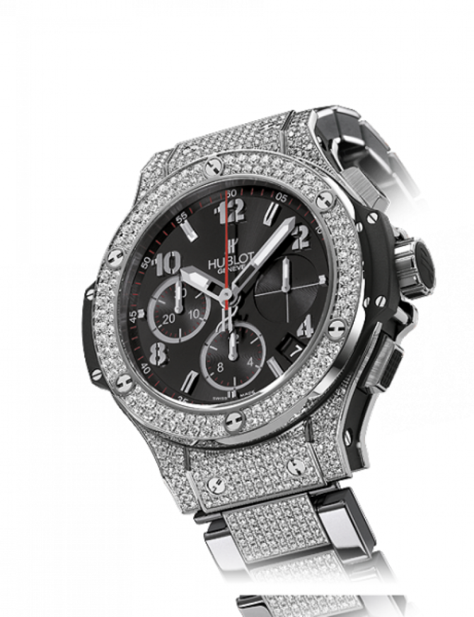 Hublot 342.SX.1223.SX.2704 Big Bang 41mm Steel Diamonds - фото 2