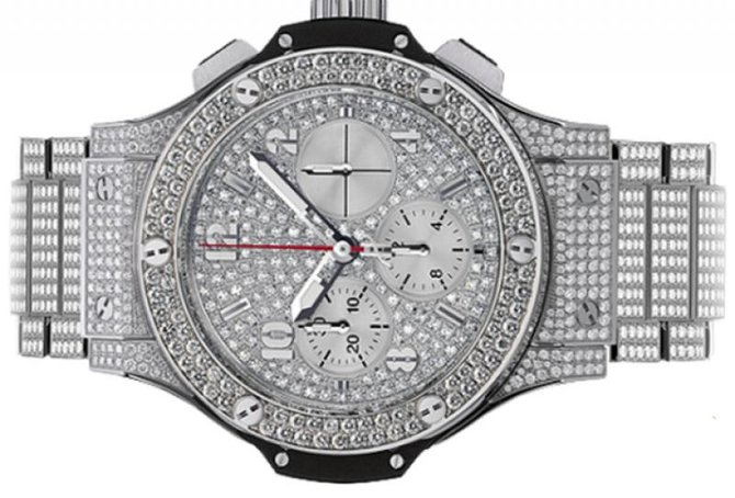 Hublot 341.SX.9010.SX.3704 Big Bang 41mm Steel Diamonds - фото 2