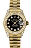 Rolex Часы Rolex Datejust Ladies 179158 bkdp  26mm Yellow Gol