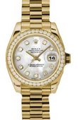 Rolex Datejust Ladies 179138 mdp 26mm Yellow Gold