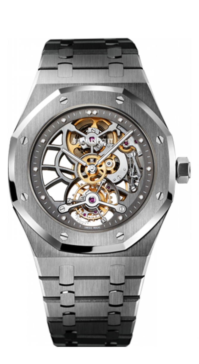 Audemars Piguet 26511PT.OO.1220PT.01 Royal Oak Openworked Extra-Thin Royal Oak Tourbillon - фото 1