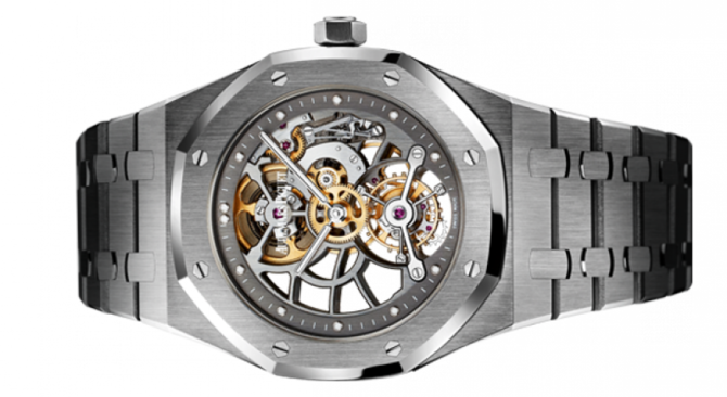 Audemars Piguet 26511PT.OO.1220PT.01 Royal Oak Openworked Extra-Thin Royal Oak Tourbillon - фото 2