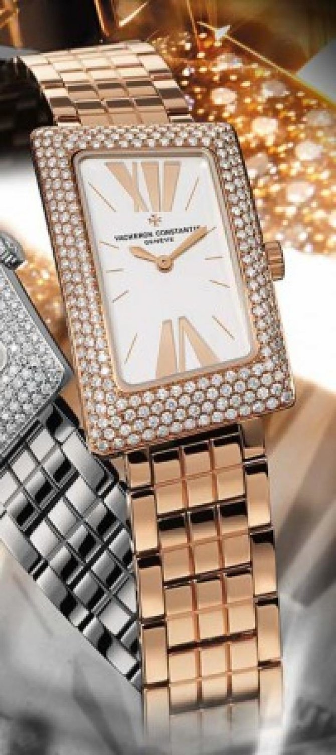 Vacheron Constantin 25515/U01R-9254 1972 Cambree Small Model Paved Gold Bracelet - фото 2