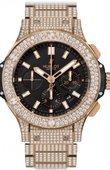 Hublot Часы Hublot Big Bang 44mm 301.PX.1180.PX.3704 Gold Bracelet Full Pave