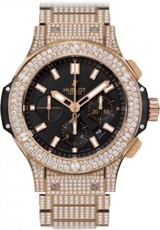 Hublot 301.PX.1180.PX.3704 Big Bang 44mm Gold Bracelet Full Pave - фото 1