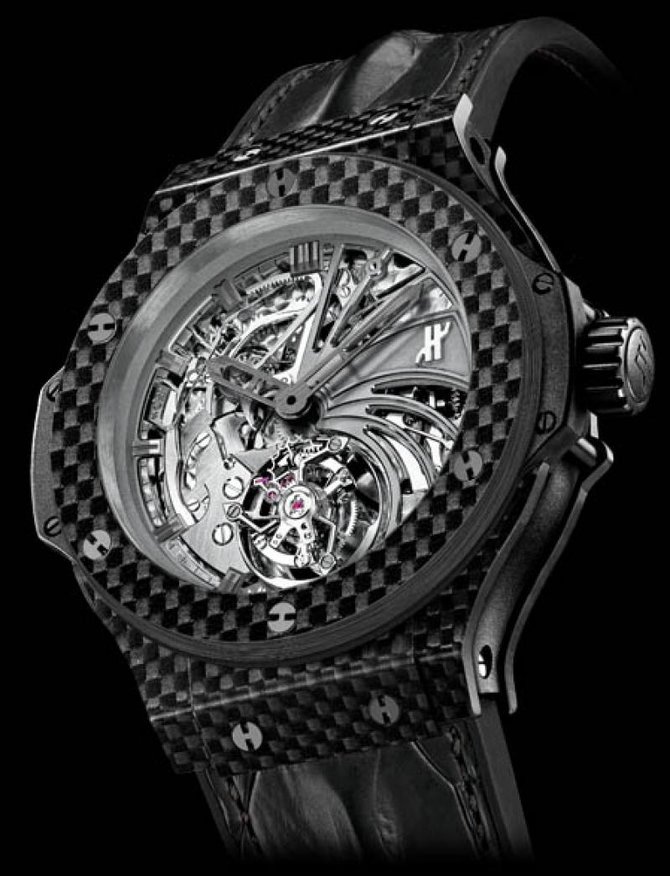 Hublot 304.QX.1140.HR Big Bang 44mm Minute Repeater Tourbillon Carbon - фото 2