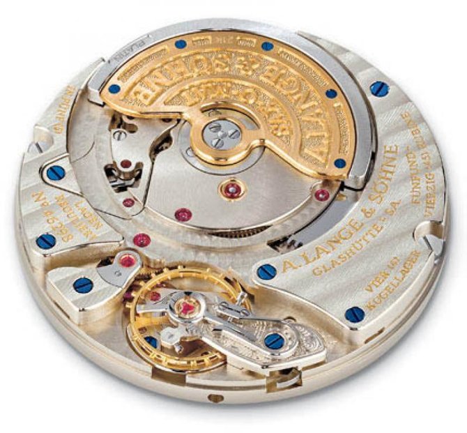 A.Lange and Sohne 308.047 Saxonia Automatic Outsize Date - фото 3