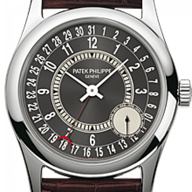 Patek Philippe 6000G-010 Calatrava White Gold - Men Calatrava - фото 3