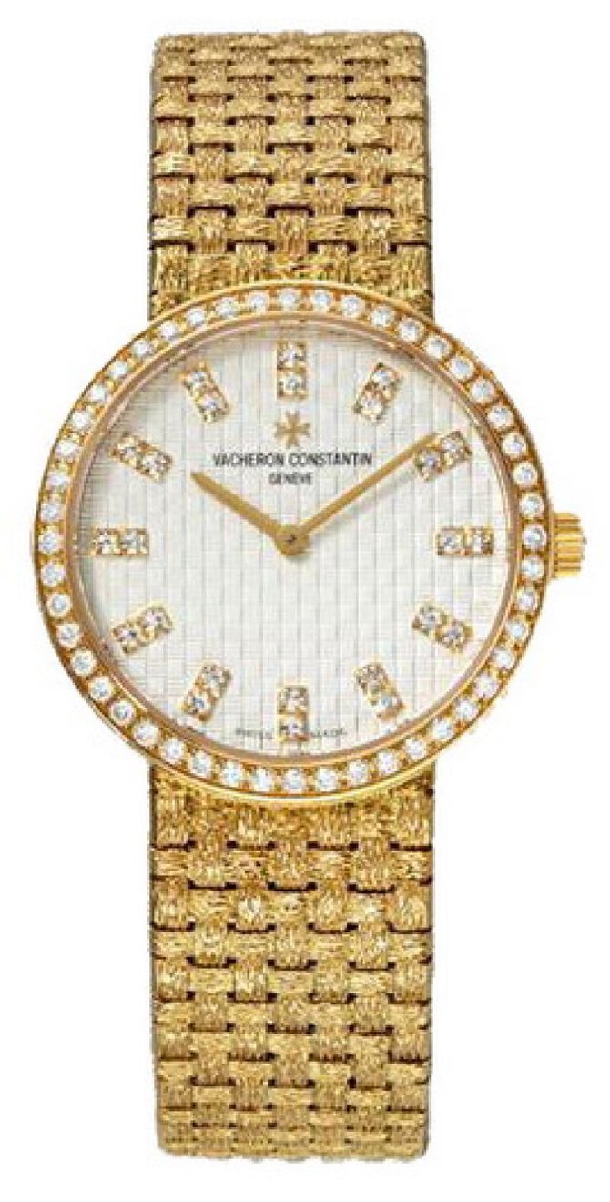 Vacheron Constantin 25562/206J-9179 Patrimony Lady Classique Gold Bracelet Small Model Diamond Set - фото 1