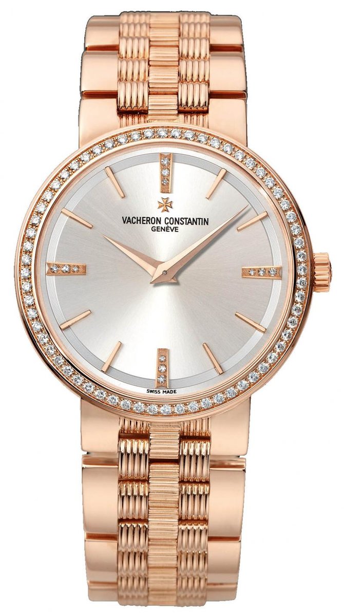 Vacheron Constantin 25557/Q01R-9277 Traditionnelle Lady Traditionnelle Gold Bracelet Small Model Diamond Set