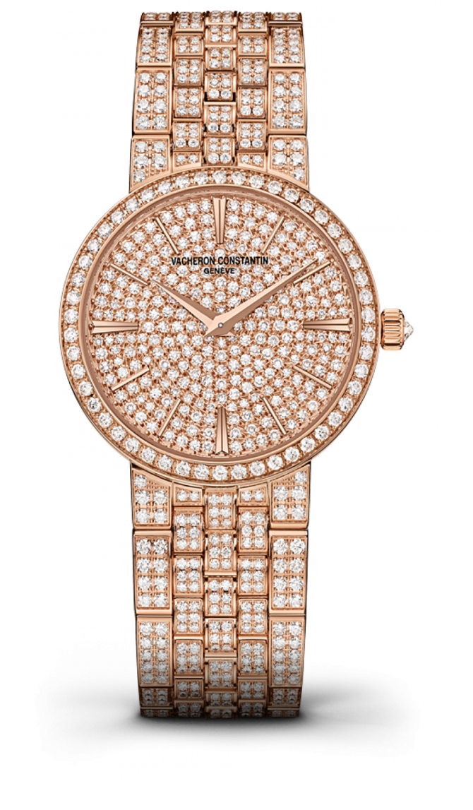Vacheron Constantin 25575/Q02R-9281 Traditionnelle Lady Traditionnelle Gold Bracelet Small Model Diamond Set