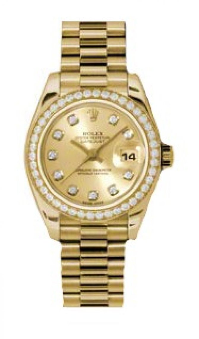 Rolex 179138 chdp Datejust Ladies 26mm Yellow Gold - фото 1