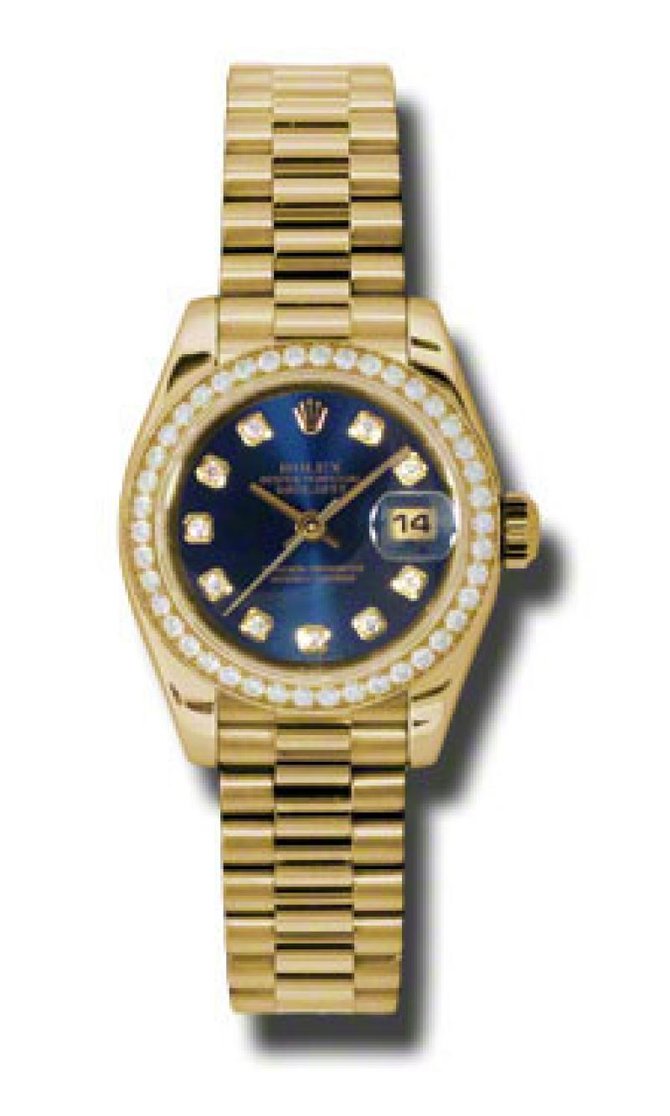 Rolex 179138 bldp Datejust Ladies 26mm Yellow Gold - фото 4