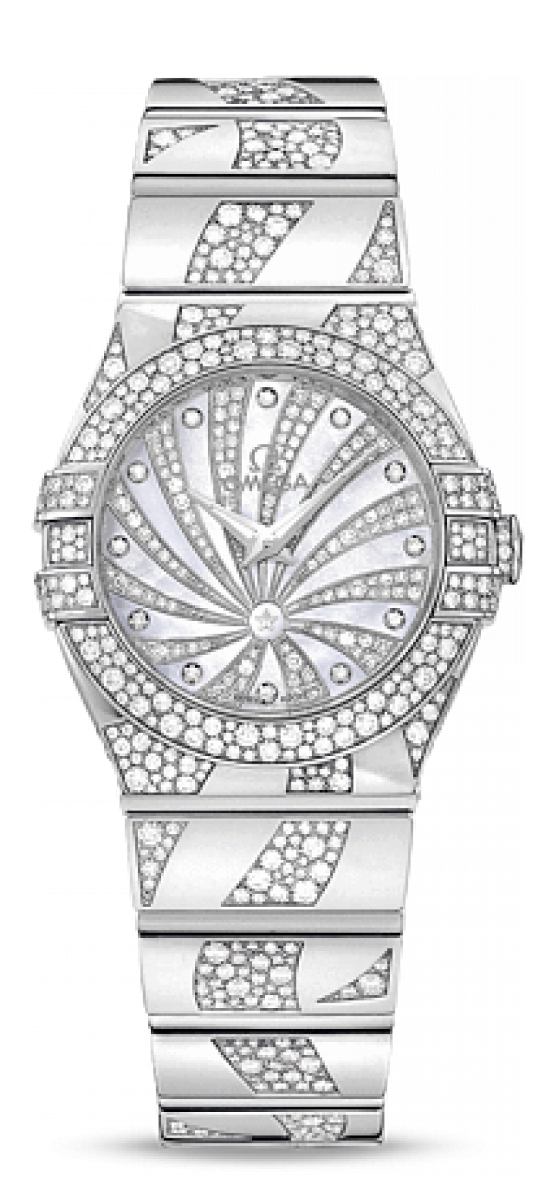 123.55.27.60.55-012 Omega Quartz Constellation Ladies