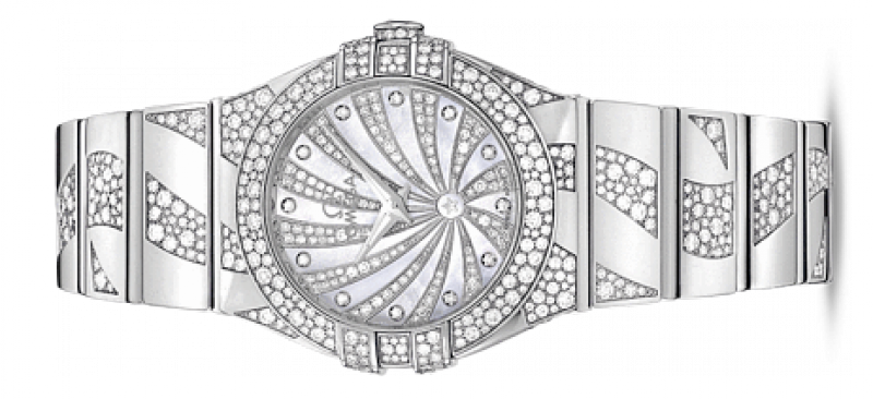 123.55.27.60.55-012 Omega Quartz Constellation Ladies