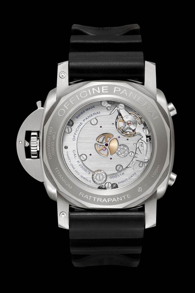 Officine Panerai PAM00530 Luminor 1950 Rattrapante 8 Days Titanio - фото 4