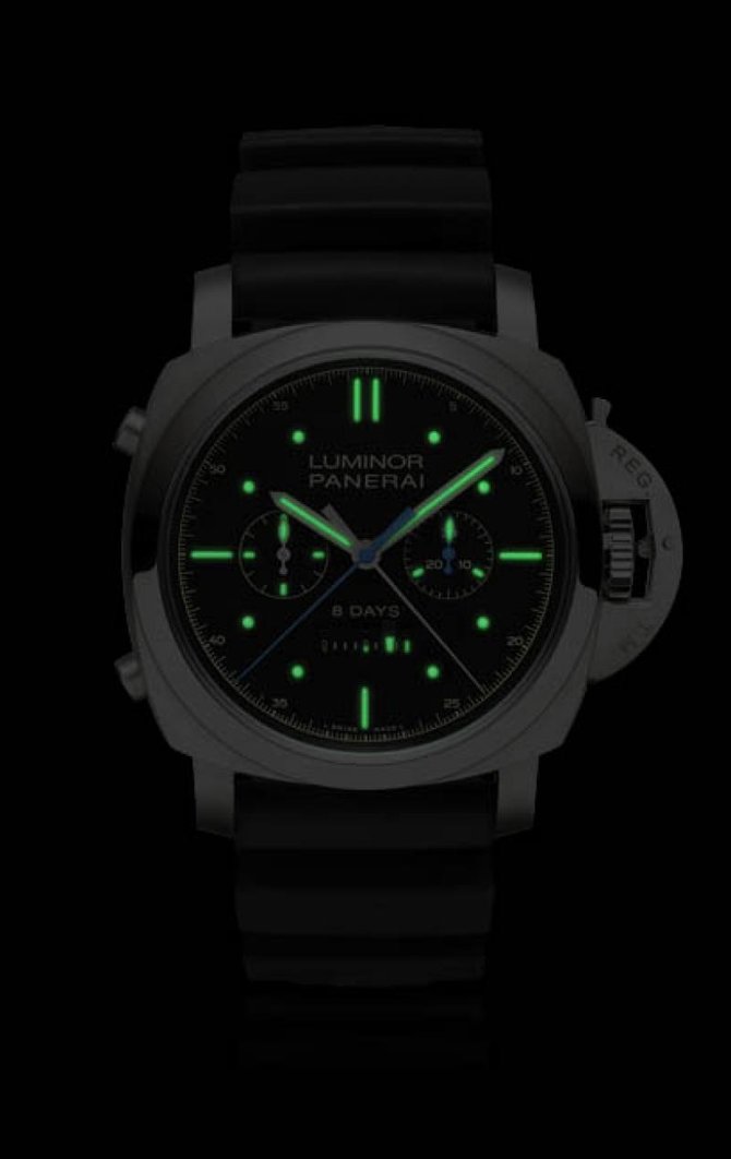 Officine Panerai PAM00530 Luminor 1950 Rattrapante 8 Days Titanio - фото 3