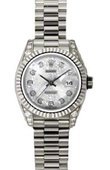 Rolex Datejust Ladies 179239 sjdp 26mm White Gold
