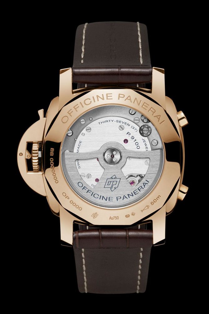 Officine Panerai PAM00525 Luminor Luminor 1950 3 Days Chrono Flyback Automatic Oro Rosso - фото 2