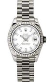 Rolex Datejust Ladies 179179 wsp 26mm White Gold