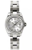 Rolex Datejust Ladies 179179 sdo 26mm White Gold