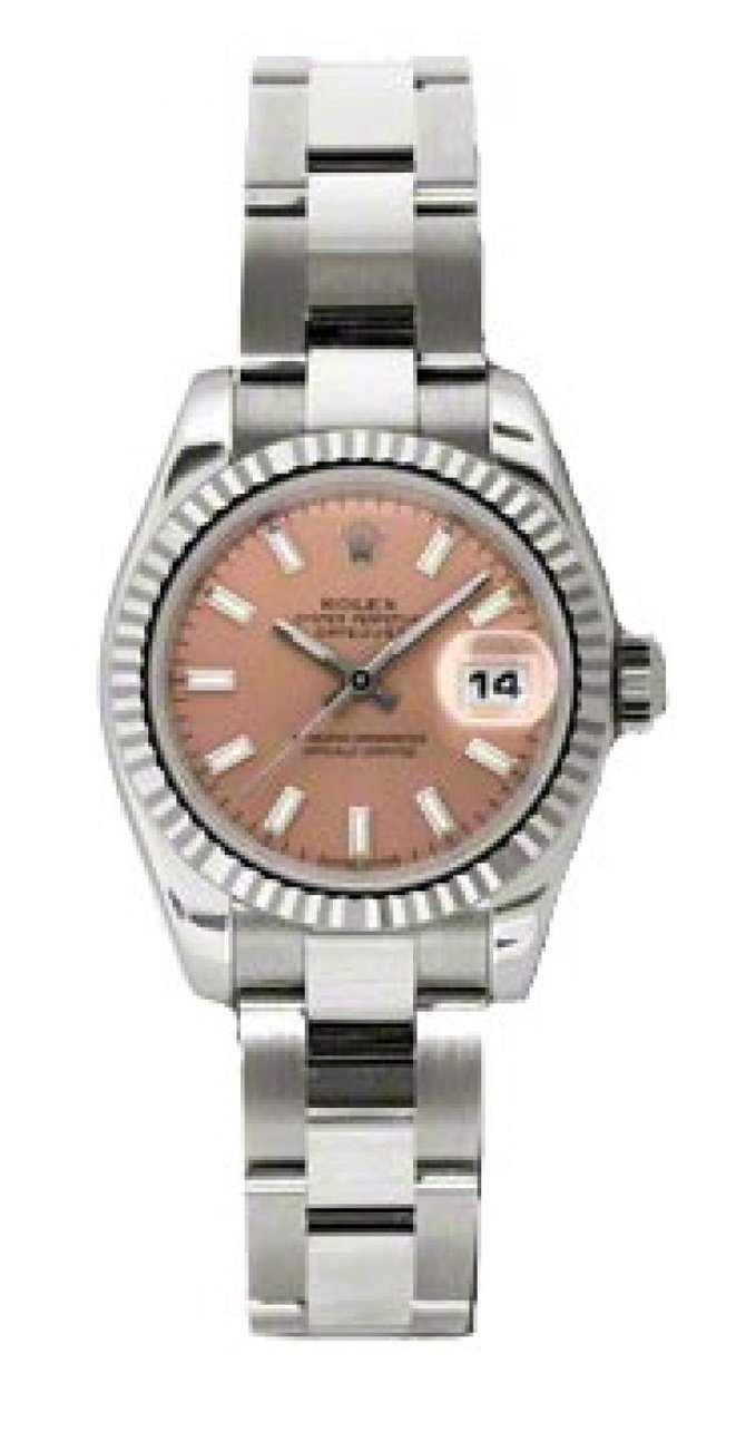 Rolex 179179 pso Datejust Ladies 26mm White Gold - фото 1