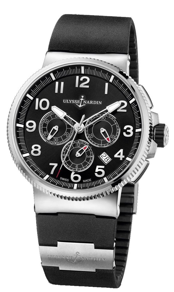Ulysse Nardin 1503-150-3/62 Marine Manufacture Chronograph Steel 43mm - фото 1