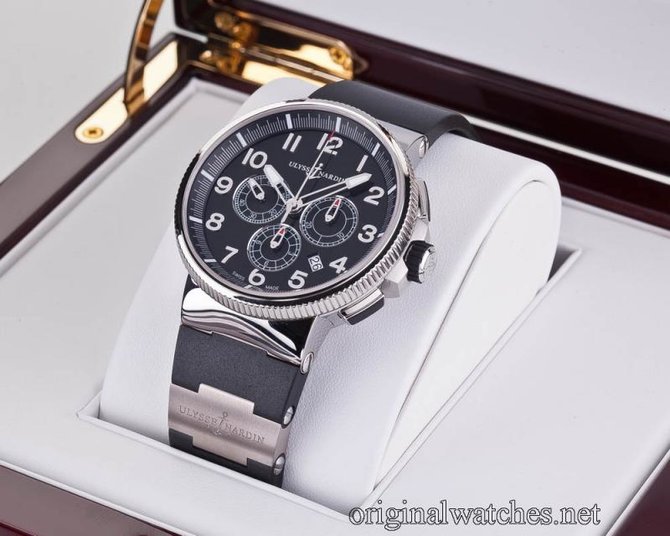 Ulysse Nardin 1503-150-3/62 Marine Manufacture Chronograph Steel 43mm - фото 3
