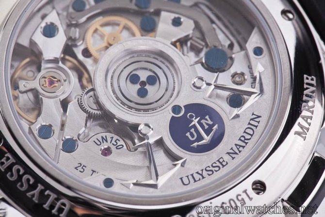 Ulysse Nardin 1503-150-3/62 Marine Manufacture Chronograph Steel 43mm - фото 12