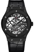 Hublot Classic Fusion 505.CM.0140.LR Skeleton Tourbillon Black Ceramic